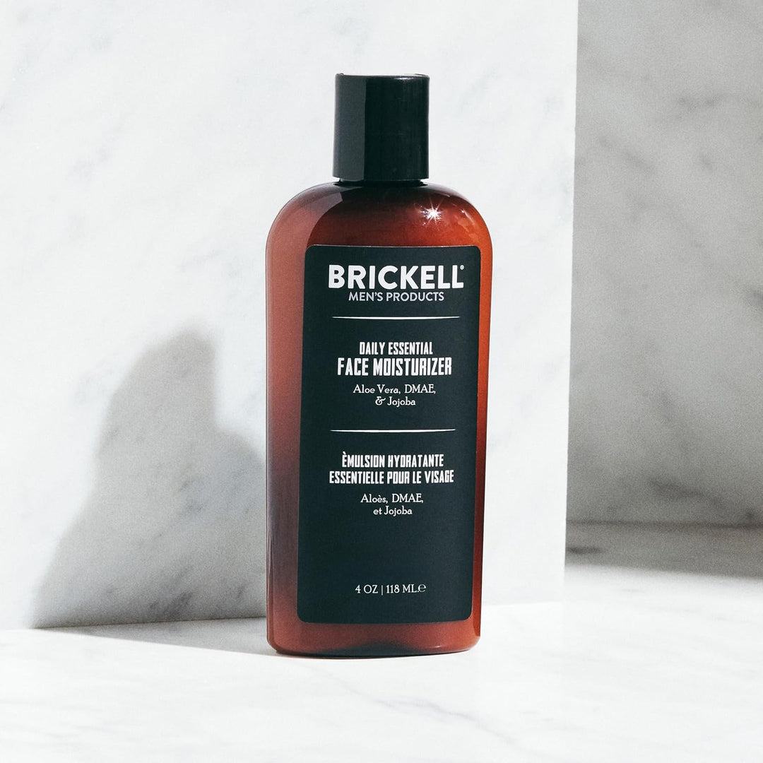 Brickell Men's Daily Advanced Face Care Routine I - Set aus Gesichtsreinigung, Feuchtigkeitscreme &