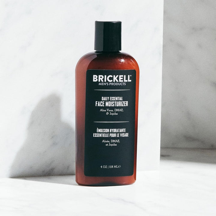 Brickell Men's Daily Advanced Face Care Routine I - Set aus Gesichtsreinigung, Feuchtigkeitscreme &