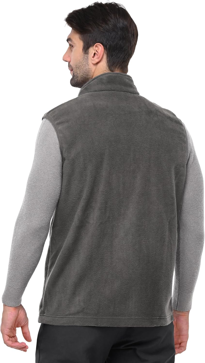 Outdoor Ventures Fleece Weste Herren Leicht Ärmellose Fleeceweste Jacke Winddicht Warm Gefütterte Wi