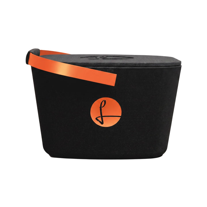 LIEBLINGSKORB Edge Black Lachsorange inkl. Deckel - ultraleichter, kippsicherer &amp; formstabiler Einka