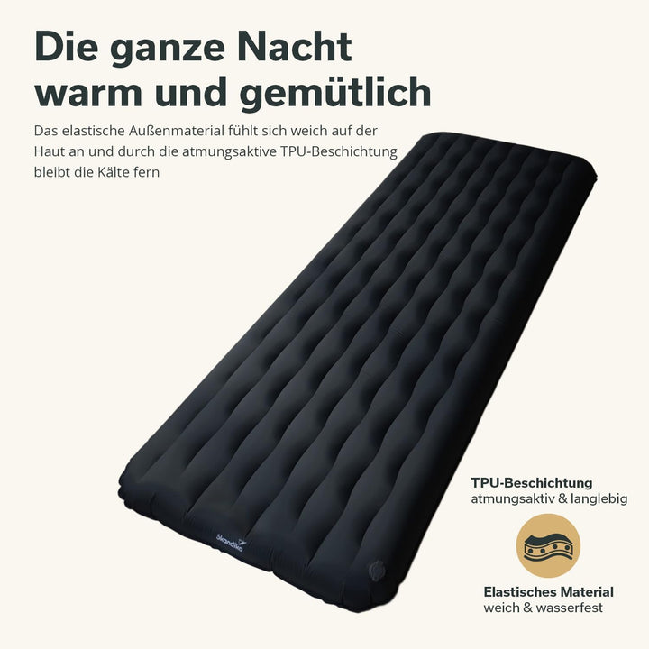 Skandika Isomatte Elite/Exclusive Air Single/Double | aufblasbare Matratze, kleines Packmass, leistu