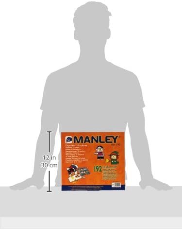 MANLEY mnc00192 – Etagere 192 Wachsmalstifte, 1 Stück, 1