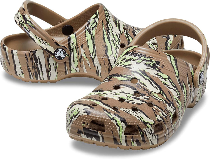 Crocs Unisex Classic Clogs 34/36 EU Khaki, 34/36 EU Khaki