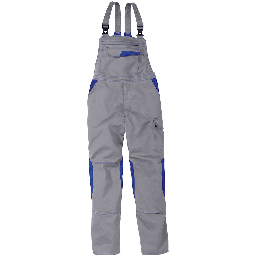 Kübler Arbeit Latzhose "Image Dress", 1 Stück, 118, mittelgrau/kornblumenblau, 33473411-9546-118 118