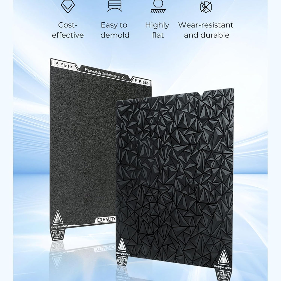 Creality Dual-Sided Printing Platform Board Kit for K1 Max, 3D Printer Glossy PEO + Coated PEI Doubl