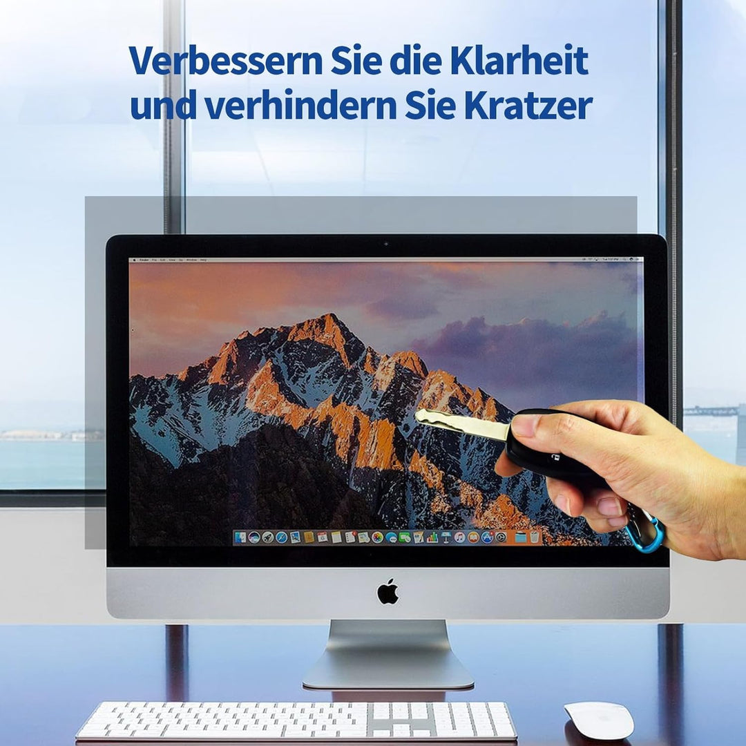 24 Zoll Sichtschutzfilter kompatibel mit 16:9 Breitbild-Display - Monitor,Desktop-PC,Computer, Anti-