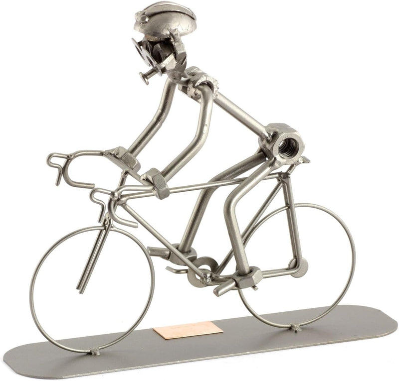 Steelman24 I Schraubenmännchen Rennrad I Made in Germany I Handarbeit I Geschenkidee I Stahlfigur I