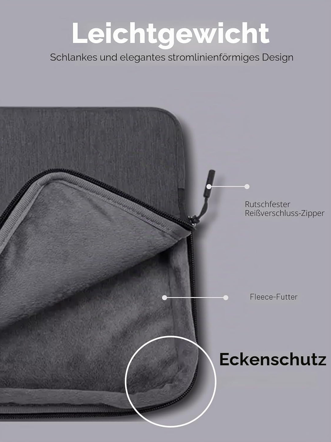 Lenovo [Tasche] 13 Zoll Laptop Urban Sleeve Case (wasserabweisend), works with Chromebook (WWCB), gr