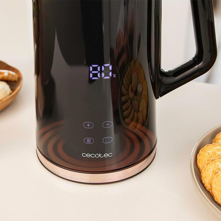 Cecotec Wasserkocher - 1,7L - Thermosense 800 Neo. 2200W Leistung, digitale Anzeige, Keep Warm-Funkt