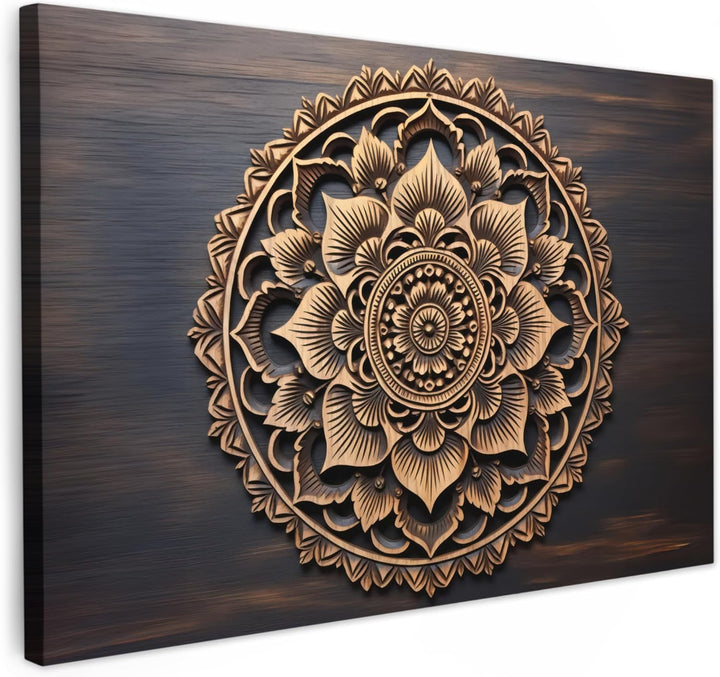 MuchoWow© Bild auf Leinwand Gross 120x80 cm XXL Schlafzimmer Bilder Wand Deko Wohnzimmer Modern Wand