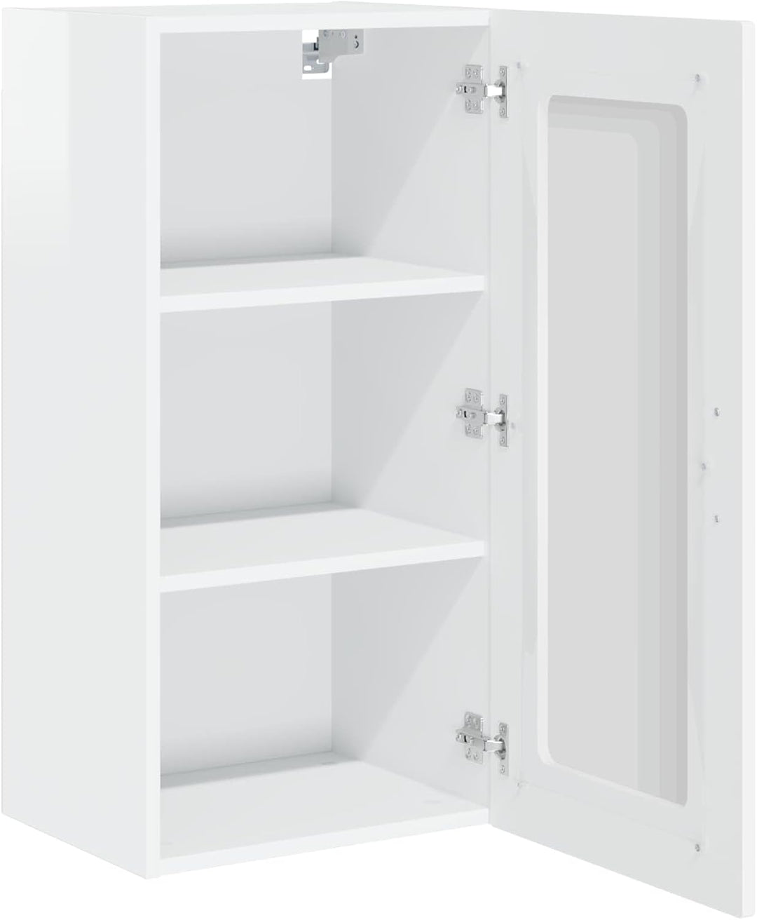 vidaXL Geschirrspülerfront Kalmar Hochglanz Weiss 40 x 31 x 80 cm, Eleganter moderner Küchenregal, g