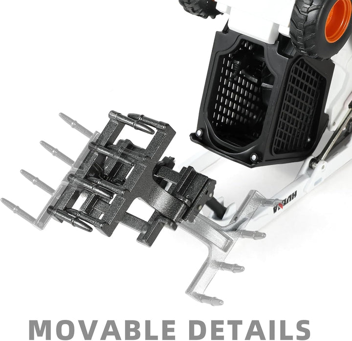 Bagger Spielzeug, 1/50 Kinder 2-in-1 Modell (Gabelstapler), Gabelstapler