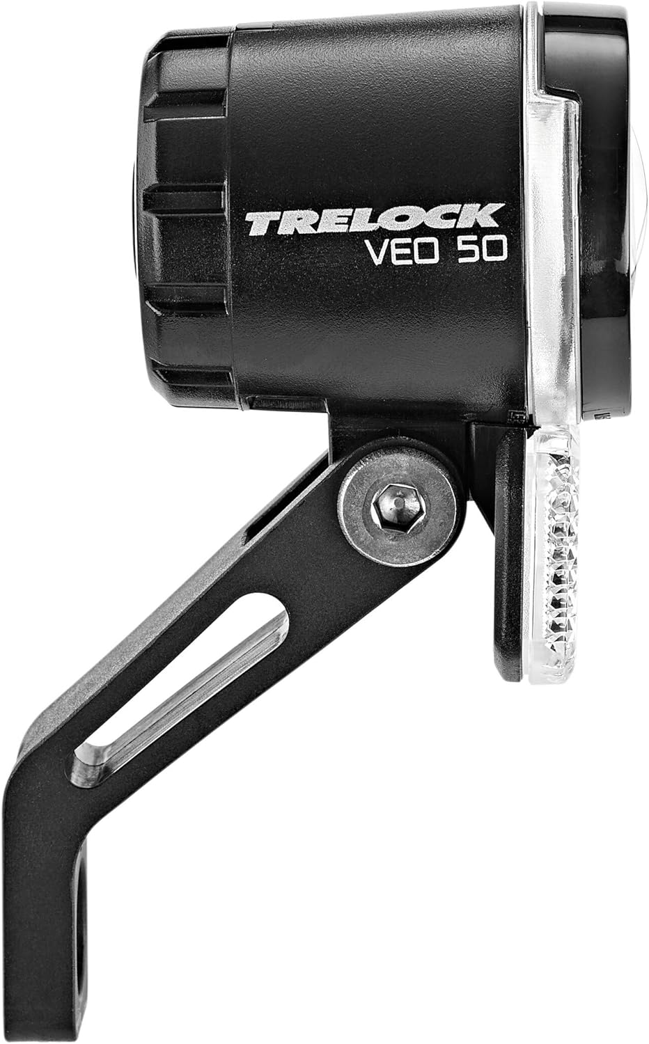 Trelock Unisex – Erwachsene LED-Scheinwerfer Bike-i Veo 50, Schwarz, Unisize