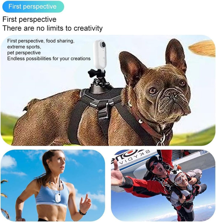 Winnes Mini Action Cam WiFi Sport Zoll Kamera HD 1080P Weitwinkel 120° IP68 Wasserdicht 30 Meter Vid