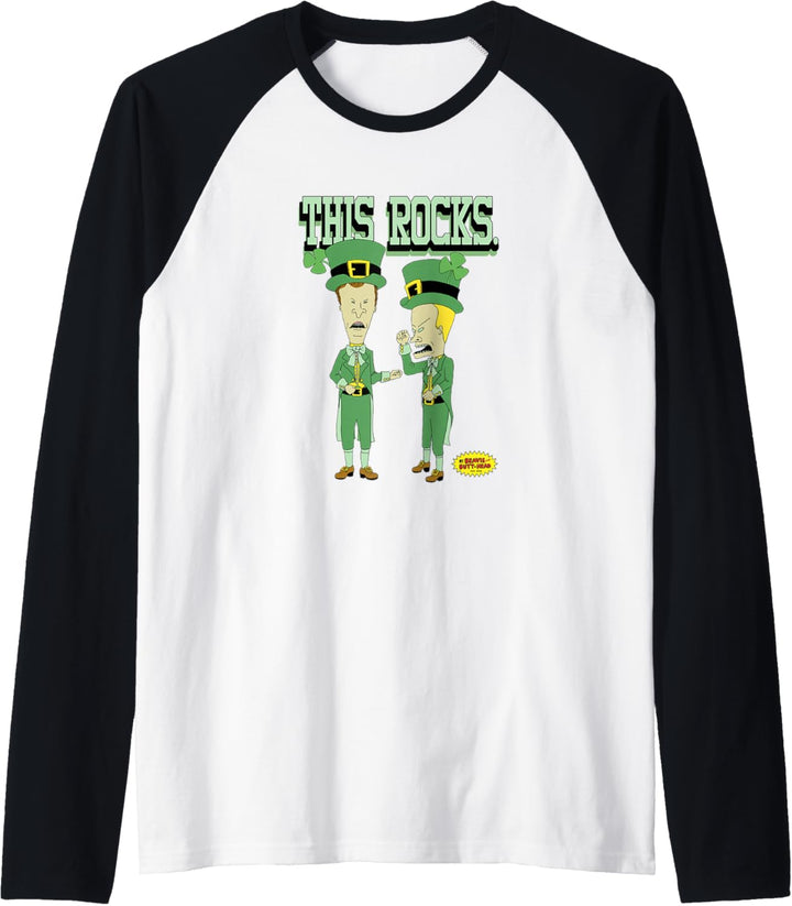 Beavis and Butt-Head Rockin Sham Raglan