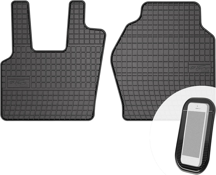 Gummimatten Auto Fussmatten Gummi Automatten Passgenau 2-teilig Set - passend für Scania R ab 2015