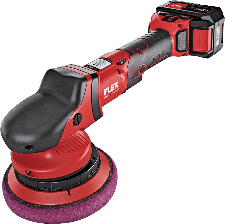Flex Akku Exzenterpolierer 18 V (Polierer/Poliermaschine) XFE 15 150 18.0-EC/5.0 P-Set - ‎461.237, S