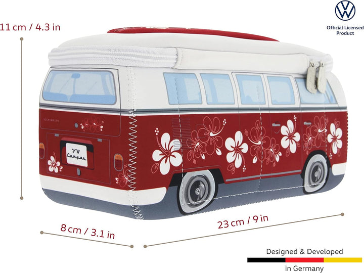 BRISA VW Collection - T1 Bulli Bus Kulturbeutel Kosmetiktasche | Volkswagen Universaltasche Waschbeu
