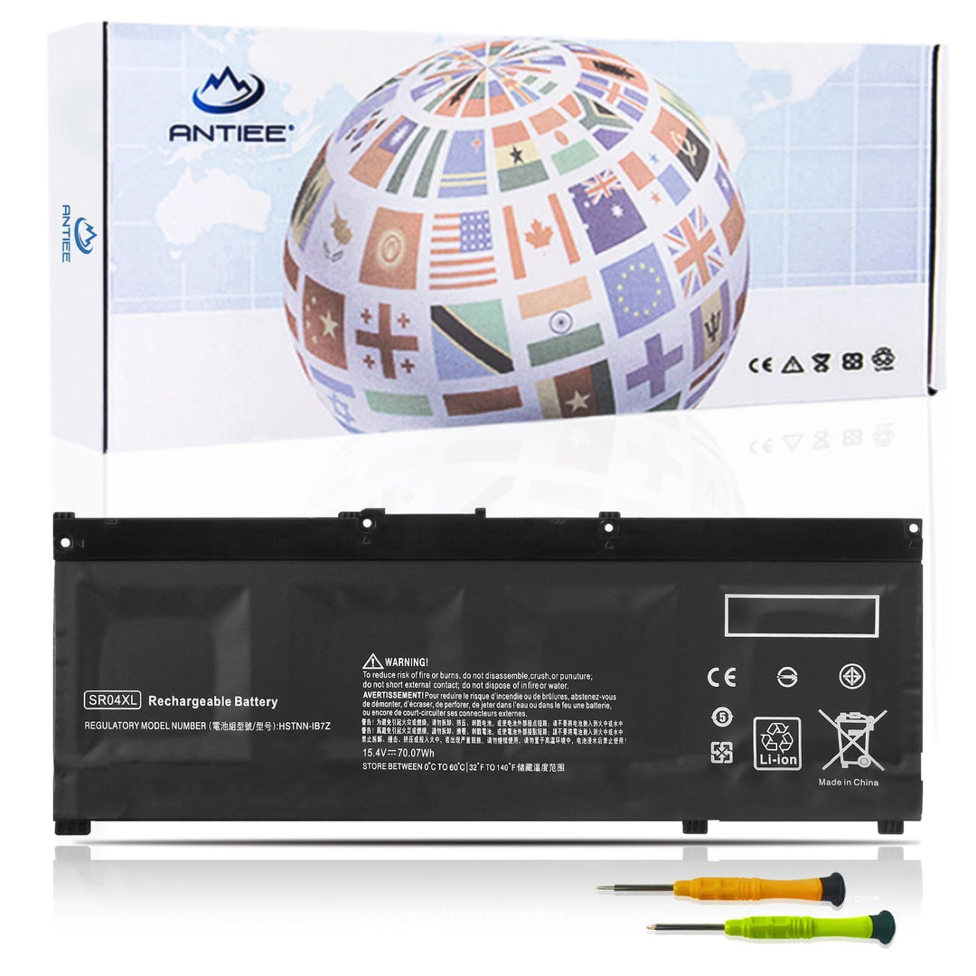 ANTIEE SR04XL Akku für HP 917678-1B1 917678-2B1 917724-855 HSTNN-DB7W HSTNN-IB7Z TPN-Q193 Omen 15-ce