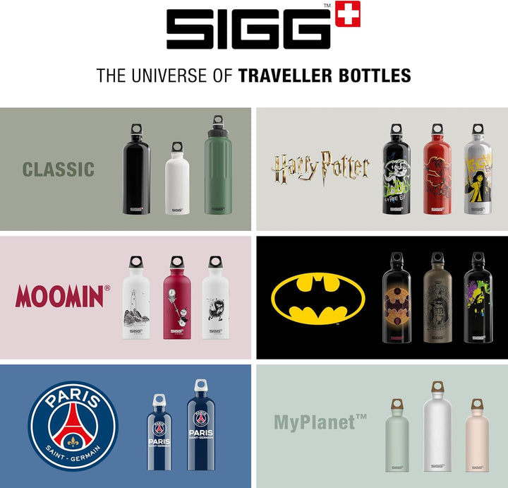 SIGG - Alu Trinkflasche - Sportflasche WMB Traveller - Klimaneutral Zertifiziert - kohlensäurehaltig