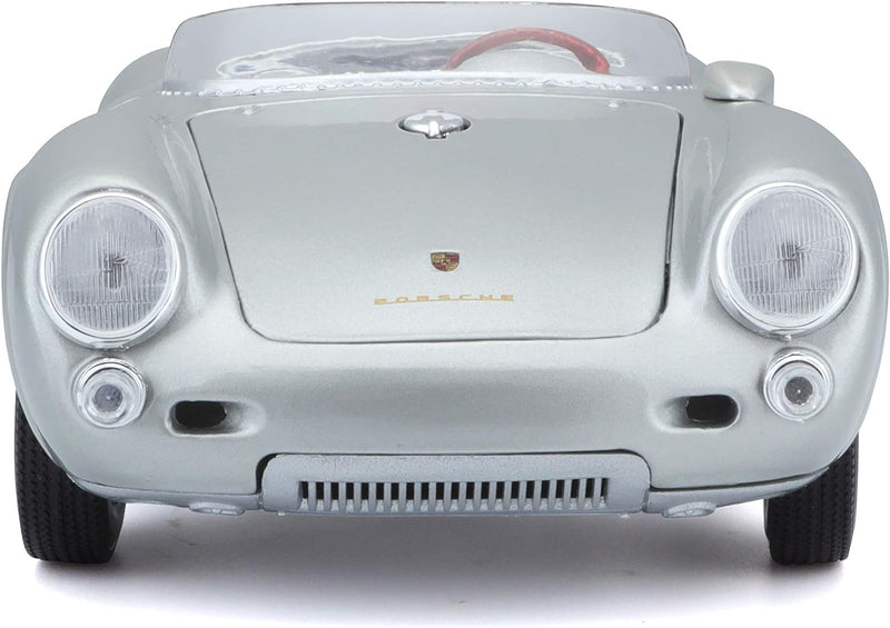 Bauer Spielwaren 2043030 Maisto Porsche 550 A Spyder, Modellauto mit Federung, Massstab 1:18, Türen