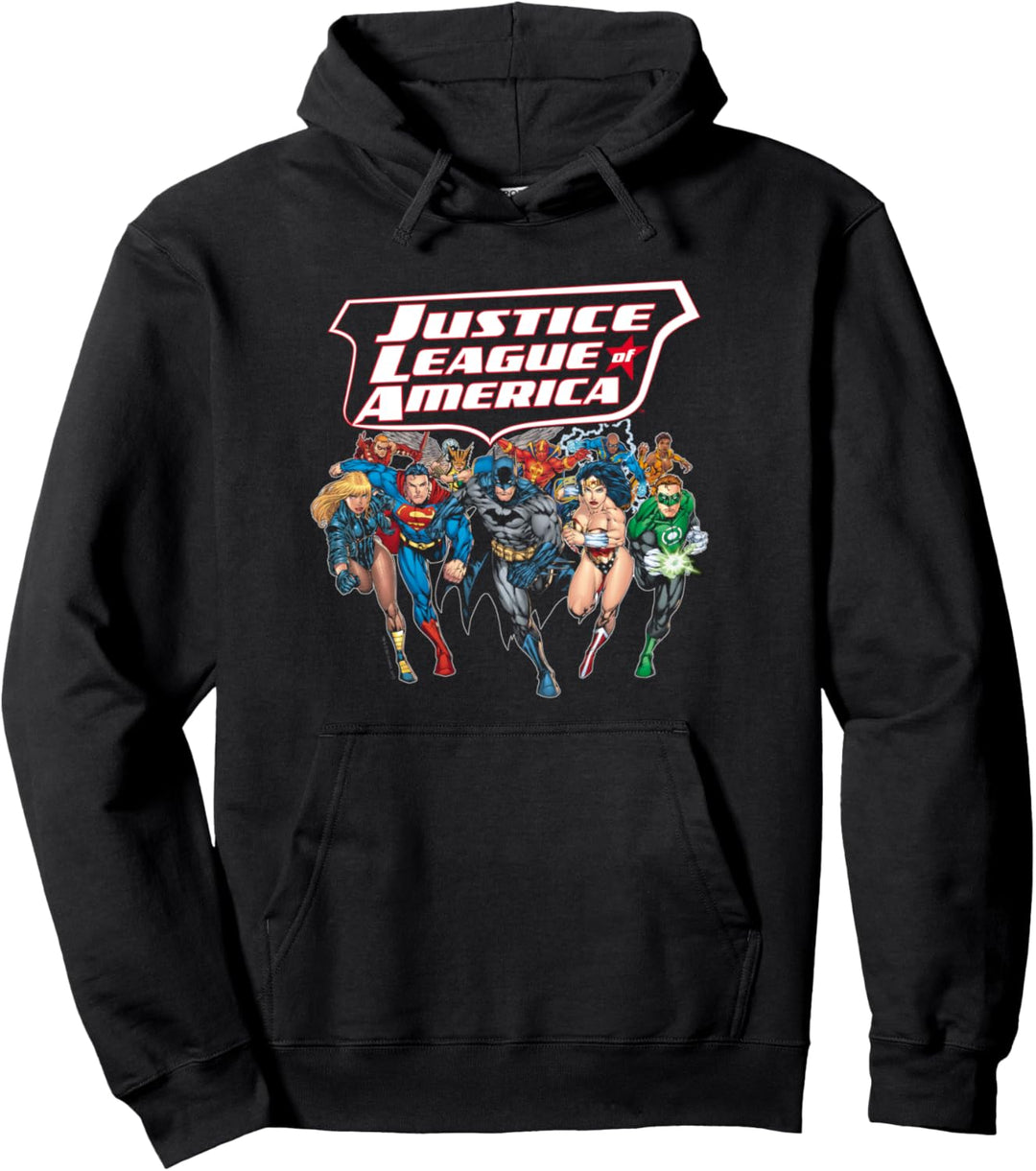 Justice League Charging Justice Pullover Hoodie