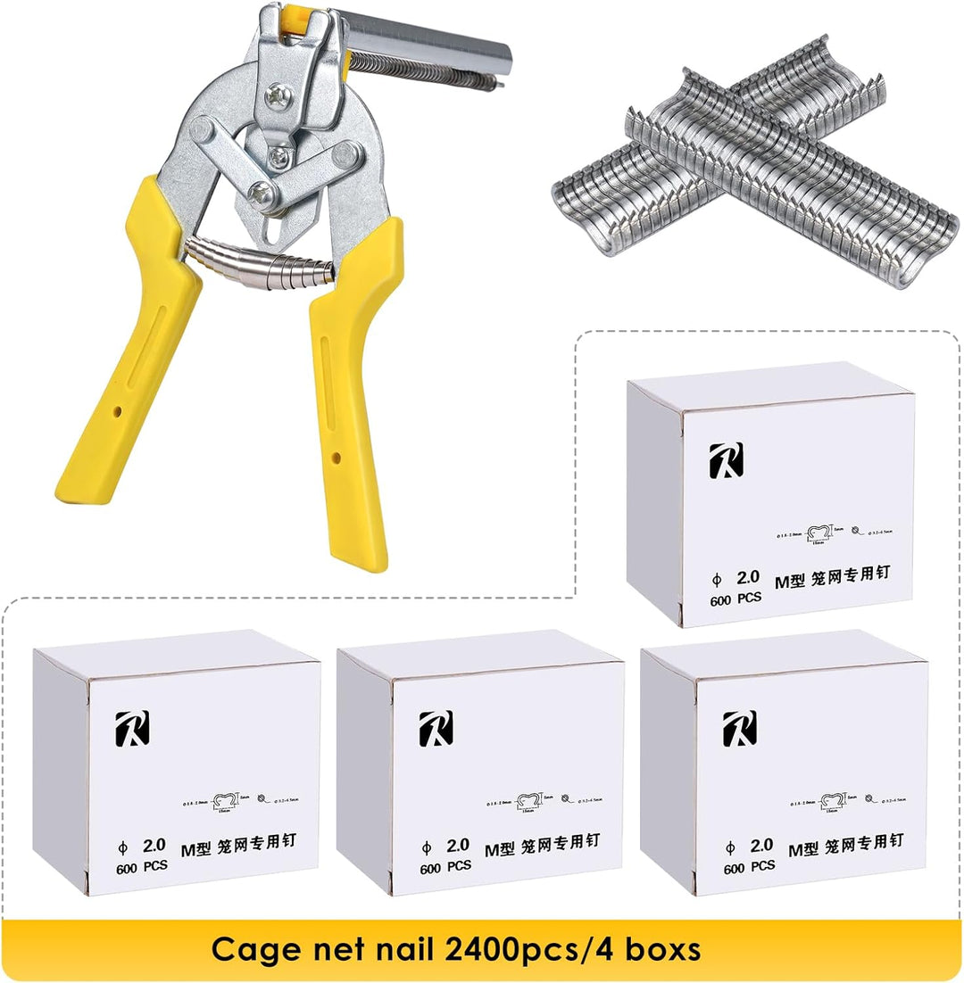Drahtbefestigungszange, E Typ Drahtbefestigungszange, Zaunzange Rapid mit 2400 M NäGeln zum Reparier