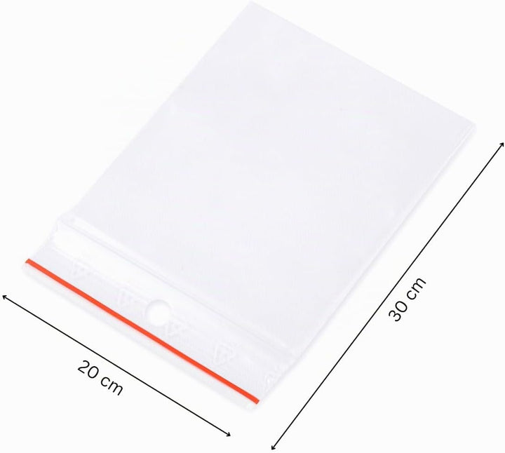 100 Kleine Beutel ZIP 20 x 30 cm Plastiktüten Lebensmittelbeutel 20 x 30 cm 100 stück, 20 x 30 cm 10