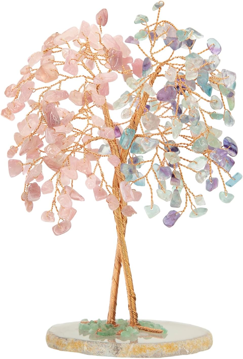 Nupuyai Kristallbaum Feng Shui Edelstein Baum, Glücksbaum, Geldbaum Geschenk, Hochzeit, Deko Wohnzim