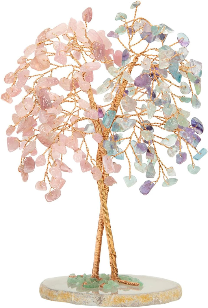 Nupuyai Kristallbaum Feng Shui Edelstein Baum, Glücksbaum, Geldbaum Geschenk, Hochzeit, Deko Wohnzim
