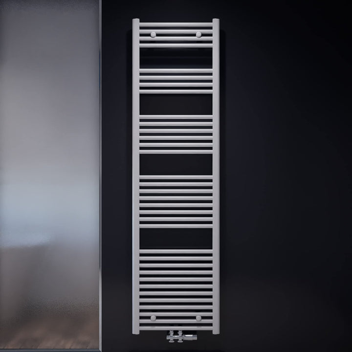 Badheizkörper Heizung Badezimmer Heizkörper alle Grössen Weiss/Anthrazit WEBER (40x100cm anthrazit),