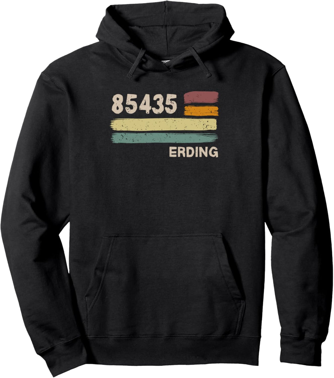 Retro 85435 Erding Vintage Gemeinde PLZ Pullover Hoodie