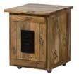 MASSIVMOEBEL24.DE | Railway Rollcontainer 50x50x60 Mango, Farbe:Natur lackiert, Grösse:50x50x60 cm (
