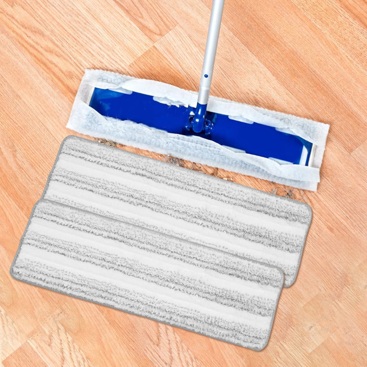 Wischmopp Ersatz Mop-Ersatz NachfüLlpackung 2 StüCk Selbstklebende ReinigungstüCher FüR Bodenwischer