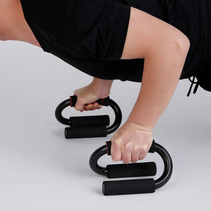 Decopatent Push up Balken - Set aus 2 Stück - Stabile Push up-Auflagen - S-Form für hohe Stabilität