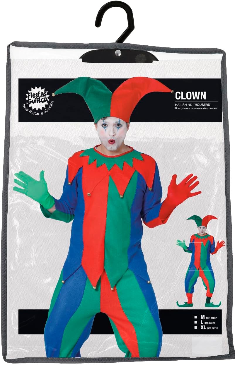 Guirca Court Jester Karneval Kostüm, M