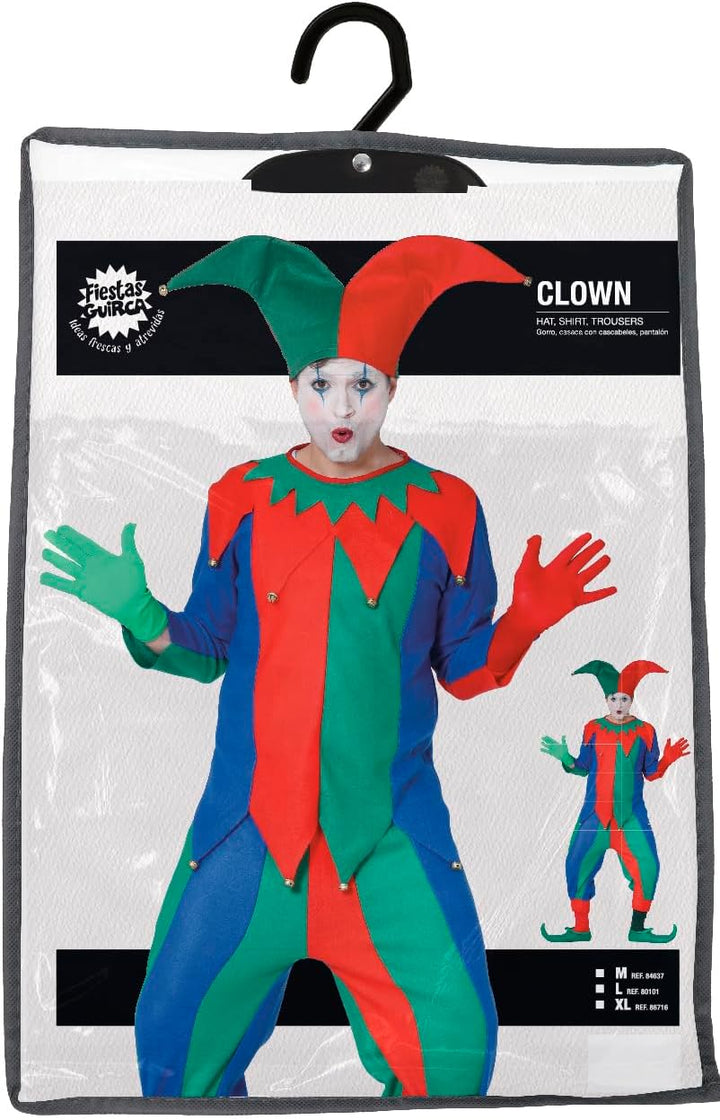 Guirca Court Jester Karneval Kostüm, M