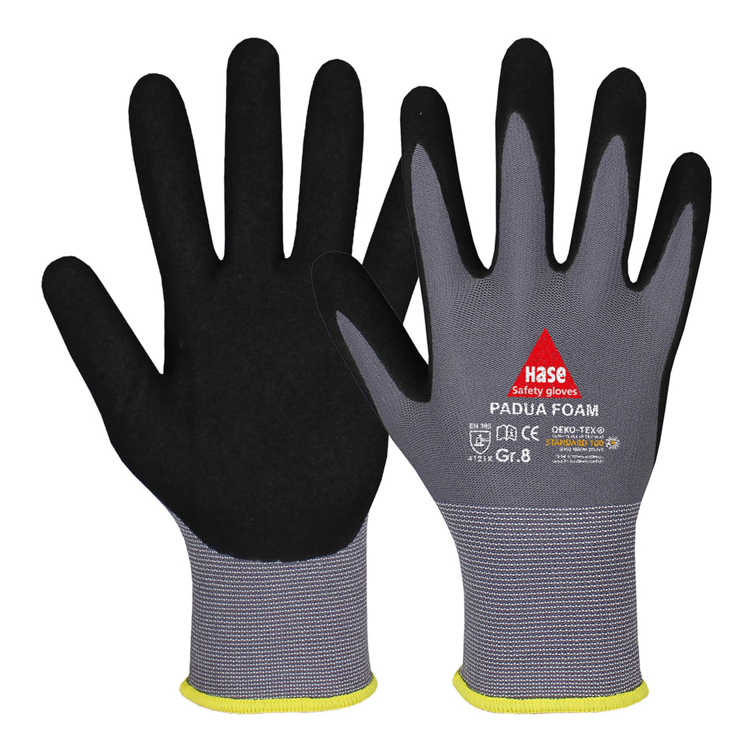 Hase Sicherheitshandschuhe Padua Foam Grösse 9, Nitrilschaum