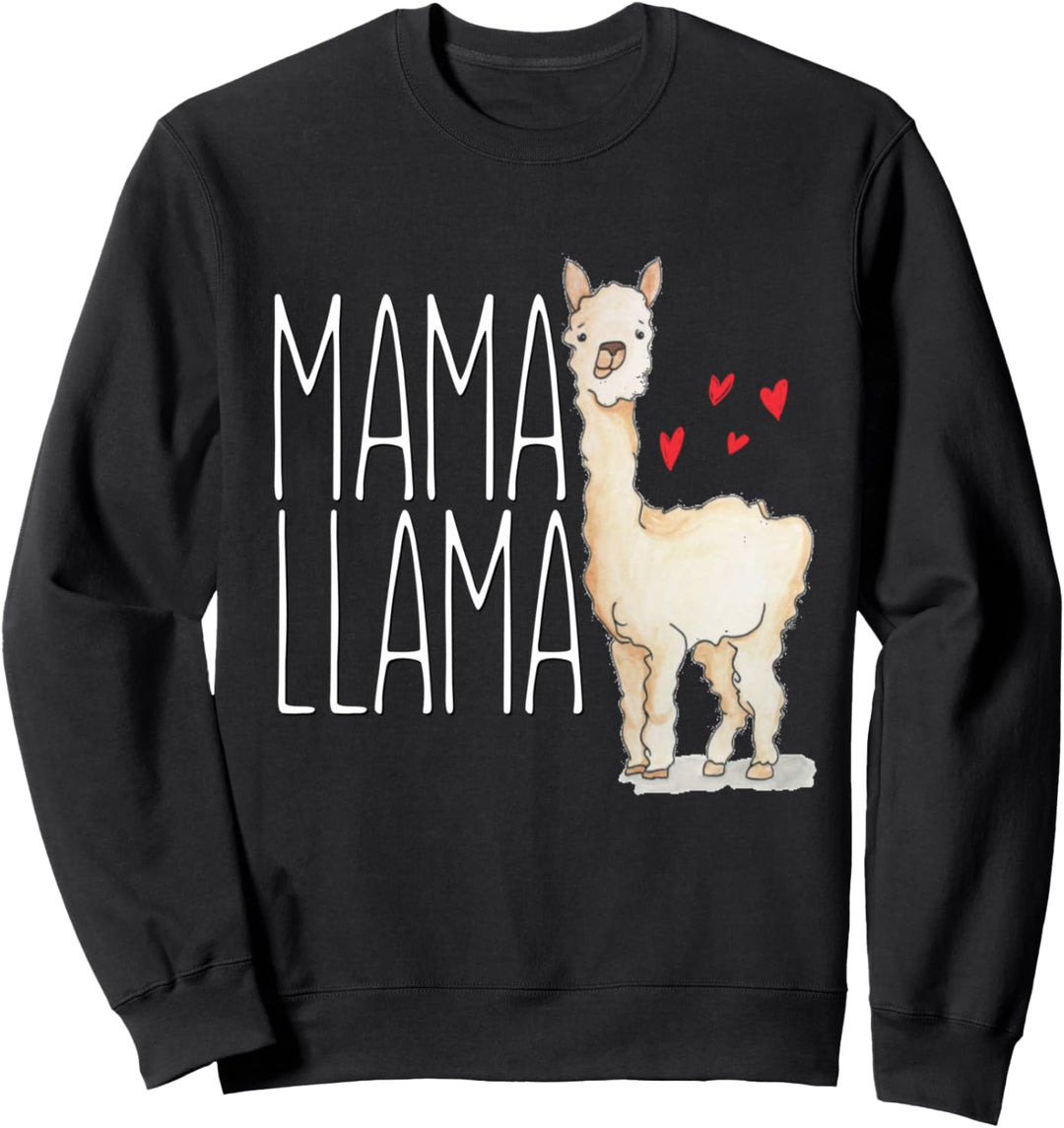 Mama Lama Lustige passende Familienstamm Mutter Mama Mama Sweatshirt
