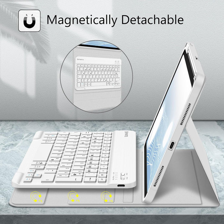 FINTIE Tastatur Hülle für iPad 11. Generation 11" 2025, iPad 10. Generation 2022 10.9", Schutzhülle