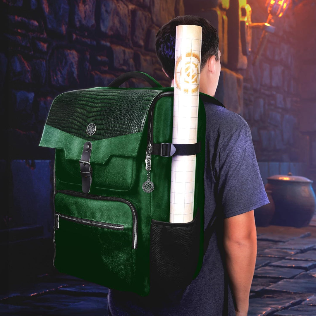 ENHANCE DnD Rucksack RPG DM Tasche für Dungeon and Dragons, Reisen DnD Taschen Organizer für 6–8 auf