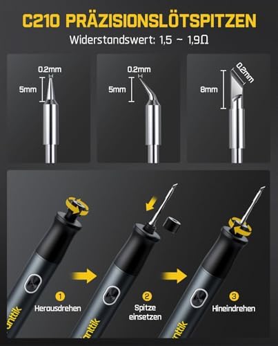 Fanttik T1 Max Präzisions Lötkolben Set und Fanttik E2 Ultra 3.7V Mini Elektro Schraubendreher Set