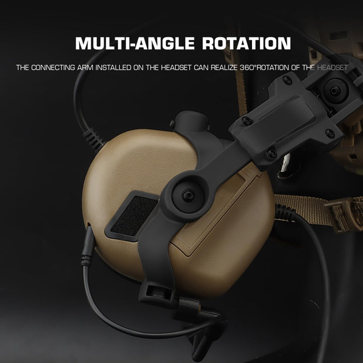 Schneller Helm ARC Schienenadapter Taktische Abholung Headset Aufhängung Kopfhörer Halterung Multi-W