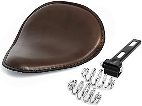 Solo Sitz für Honda Shadow VT 1100 C2 / C3 Aero mit Federn braun
