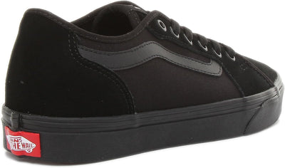 Vans Herren Mn Filmore Decon Sneaker Filmore Decon Trainers 40.5 EU Suede Canvas Black Black, Filmor