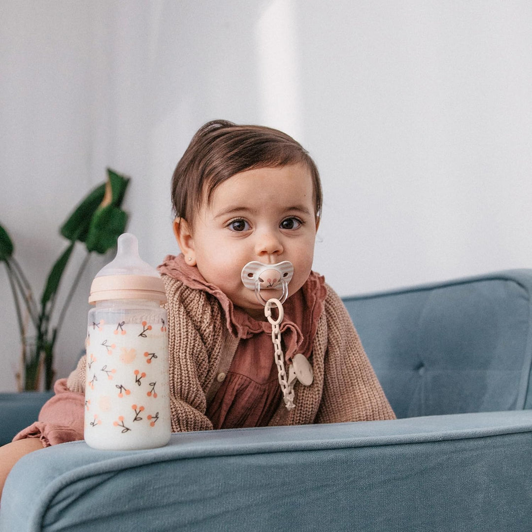 Suavinex, Babyflaschen-Set für Neugeborene, Geschenkset mit: 2 Flaschen 270 ml + 2 Flaschen 150 ml +