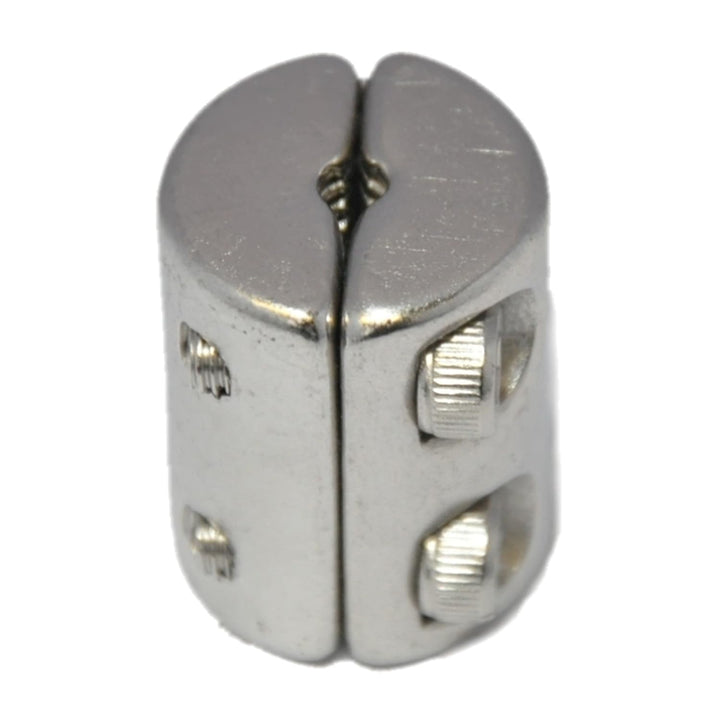 Klemmring für Drahtseil 6mm 4 Stück Drahtseilklemmring 2-tlg. mit 4 Schrauben Seilklemme Edelstahl A