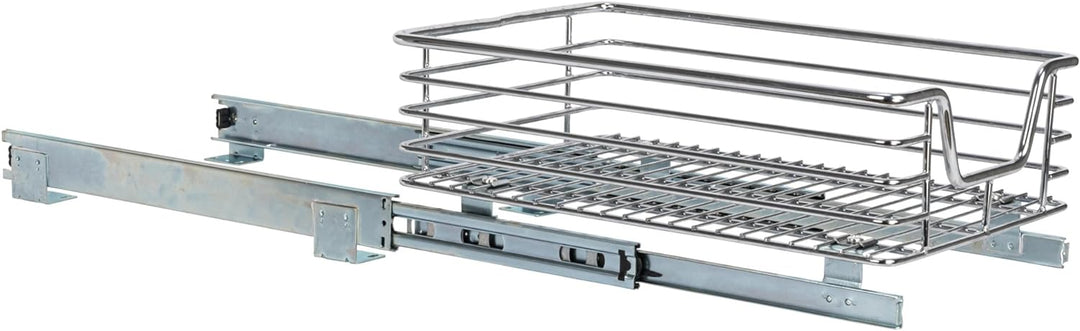Household Essentials Glidez C1217-1 Schubladen-Organizer, ausziehbar, Chrom, 29 cm breit 11.5 in (Wi