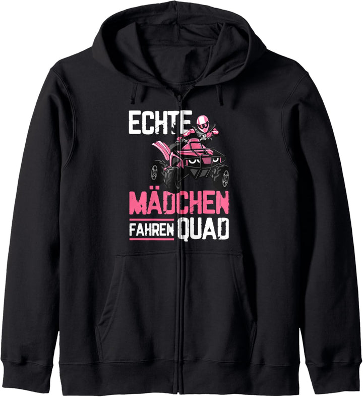Quad Quad Fahrerin Motorrad Kapuzenjacke