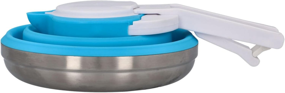 cartrend Caravan Wasserkessel faltbar, Camping Wasserkocher, 1,5 Liter Fassungsvermögen, platzsparen